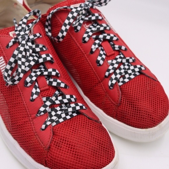 Puma Usain Bolt Red Mesh Ultra Light Sneakers 8.5 - Picture 3 of 11